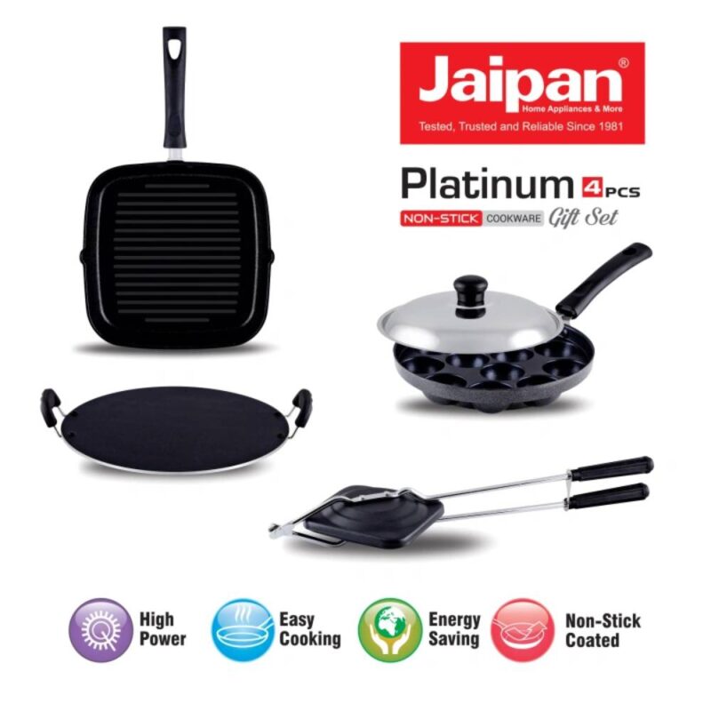 Jaipan Platinum Non-Stick 4pcs Gift Set - Image 2