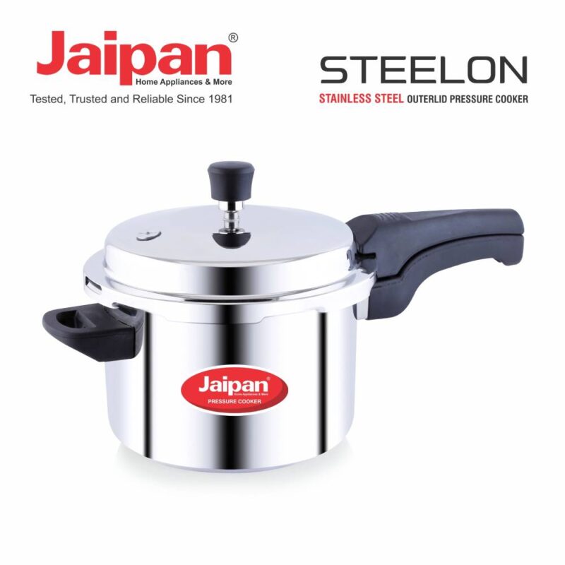 Jaipan SteelX – S 3 Litre Pressure Cooker with Outer Lid - Image 2