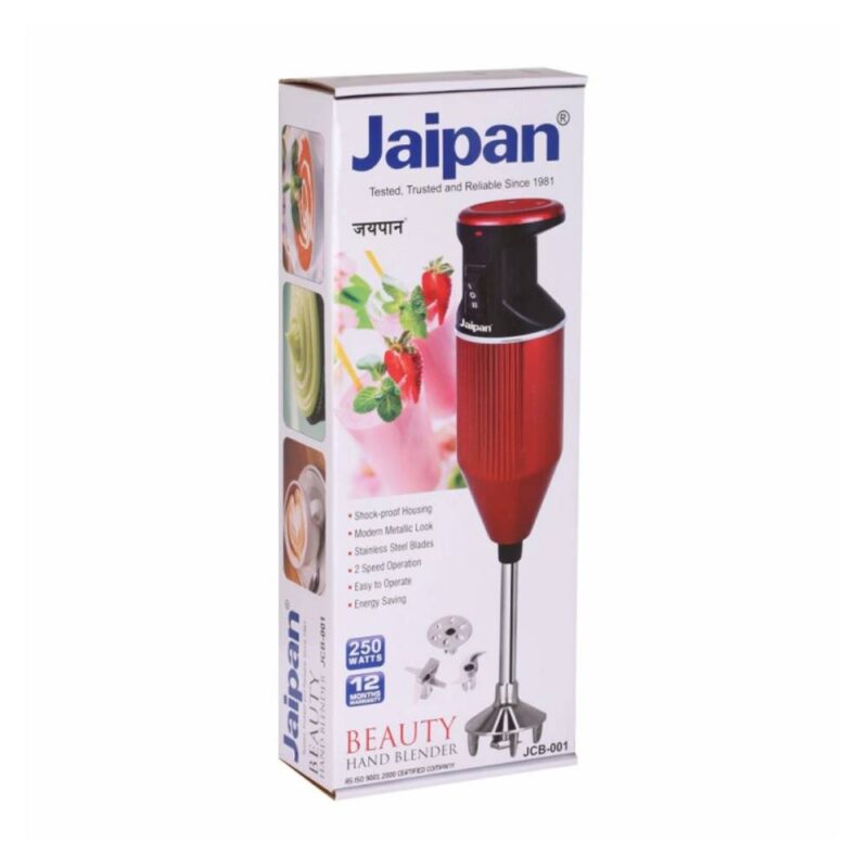 Jaipan JCB-001 Shock-Proof Housing 250W Hand Beauty Blender (Red & Black) - Image 3